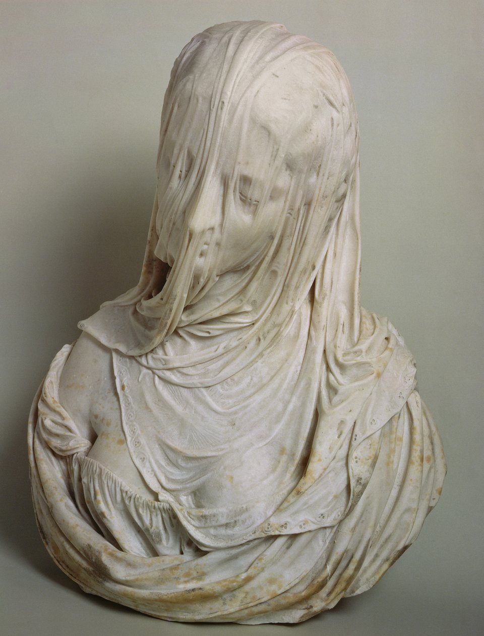 Veiled Girl (marmor) av Antonio Corradini