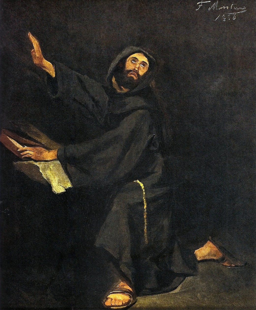 Saint Francis av Antonio Firmino Monteiro