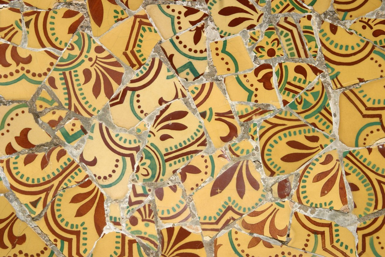 Keramiske fliser, 1900-14 (keramikk) av Antonio Gaudi