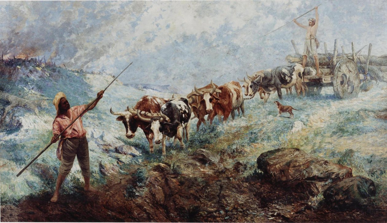 The Downing The Laborn av Antonio Parreiras