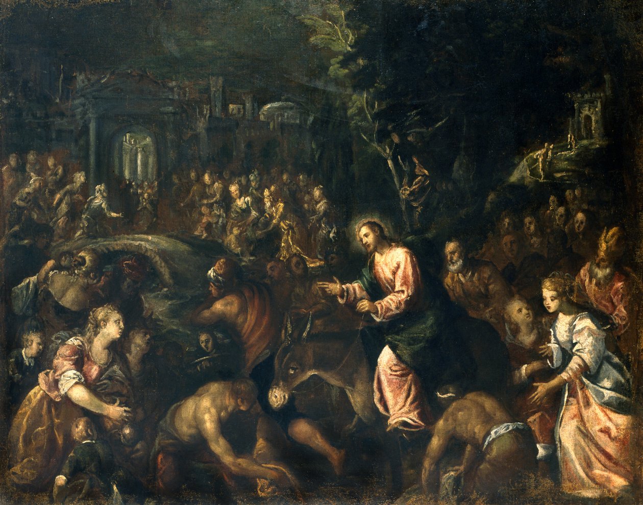 Jesu inntog i Jerusalem av Antonio Vicentino