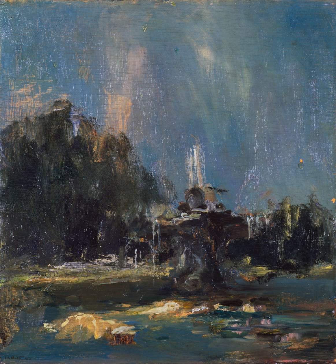 Hage med fontene av Antonio Ambrogio Alciati