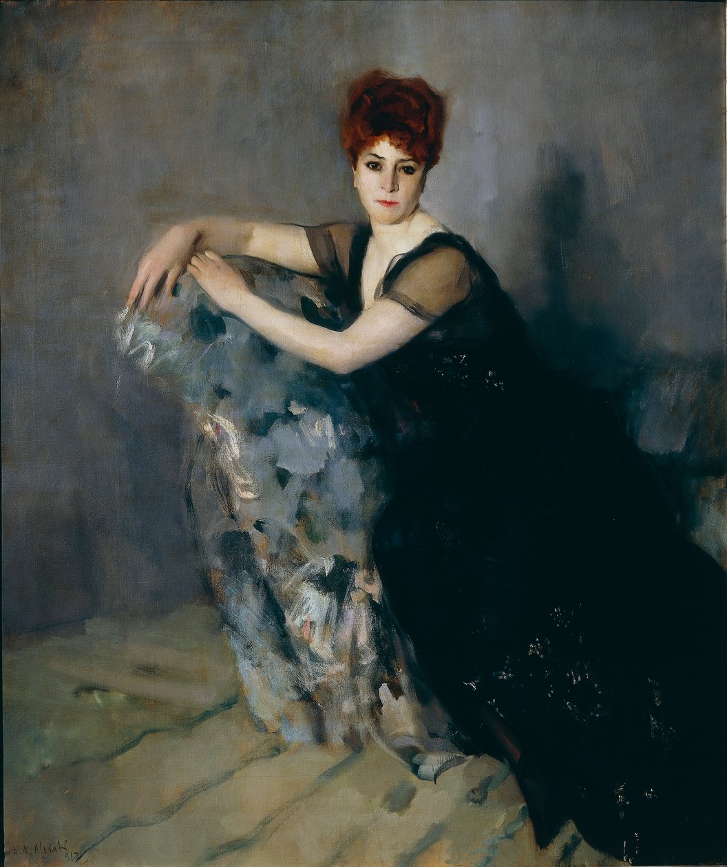 Dame i svart av Antonio Ambrogio Alciati