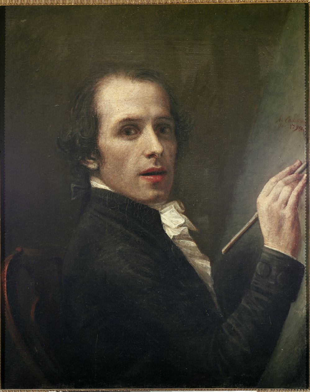 Selvportrett (olje på lerret av Antonio Canova