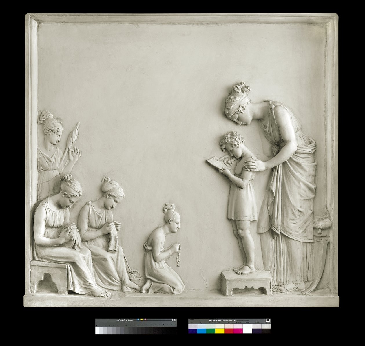 Undervisning, 1795 (gips) av Antonio Canova