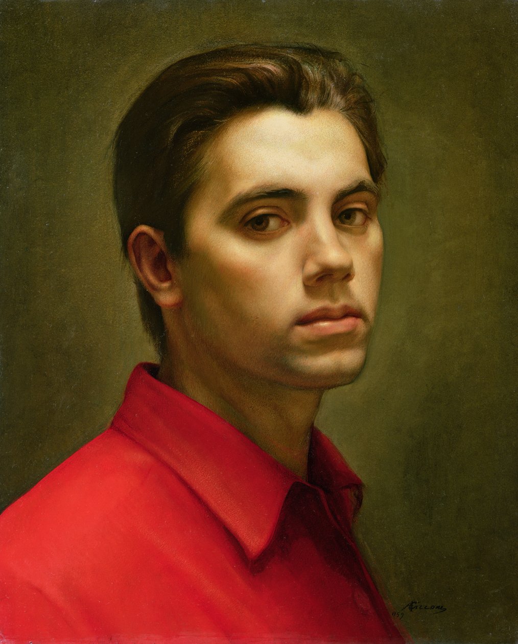 Selvportrett, 1959 (olje på tempera) av Antonio Ciccone