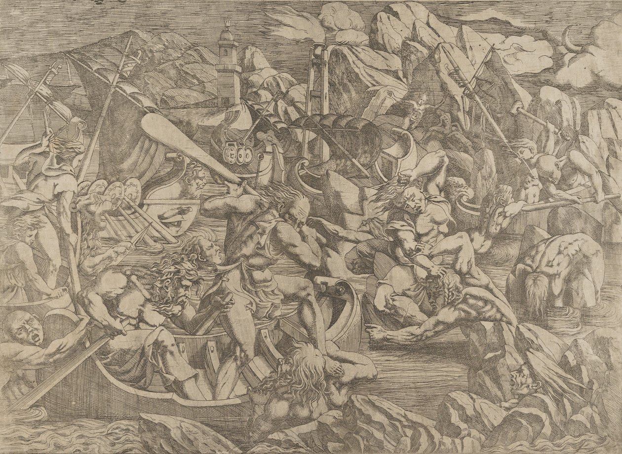 Nauplius hevn, 1540-45. av Antonio Fantuzzi