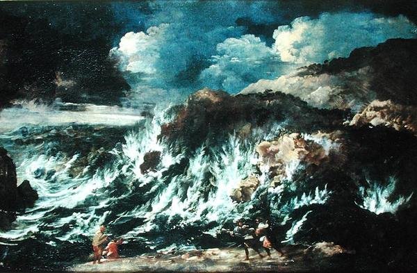 Stormen, før 1700 av Antonio Francesco Peruzzini