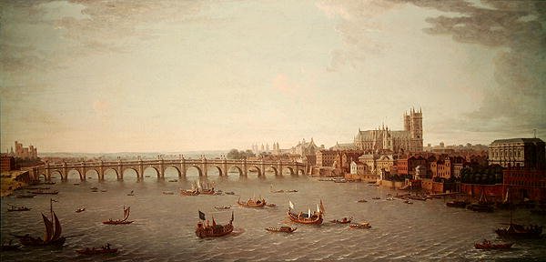 Westminster (olje på lerret) av Antonio Joli