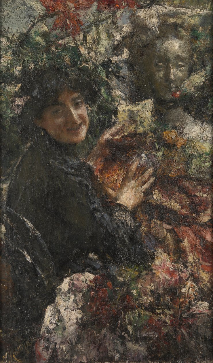 Aurelia, ca. 1906 av Antonio Mancini