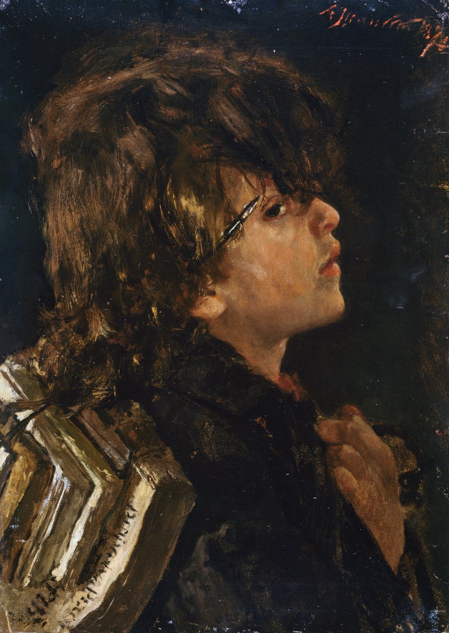 Skolegutt av Antonio Mancini
