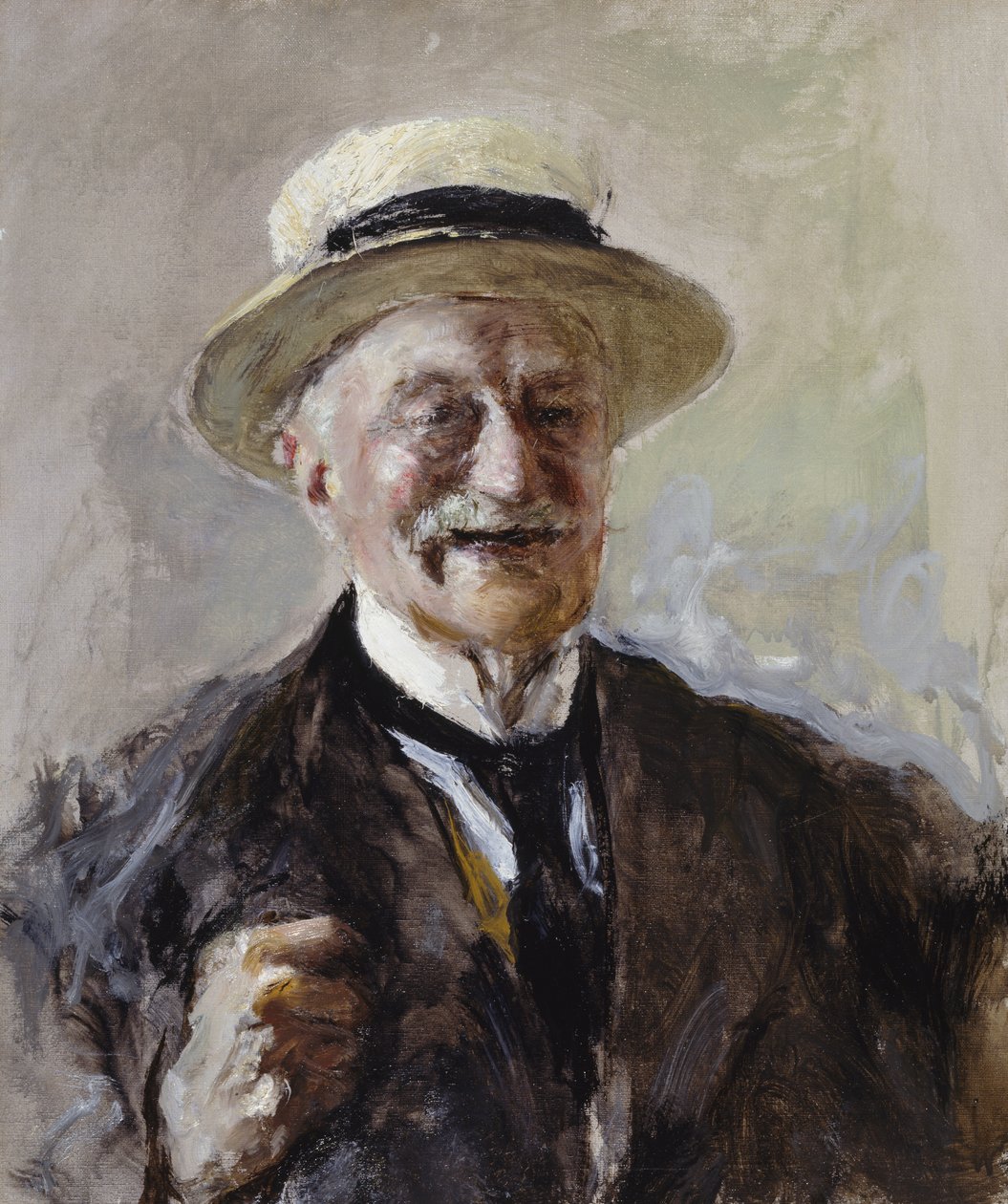 Selvportrett av Antonio Mancini