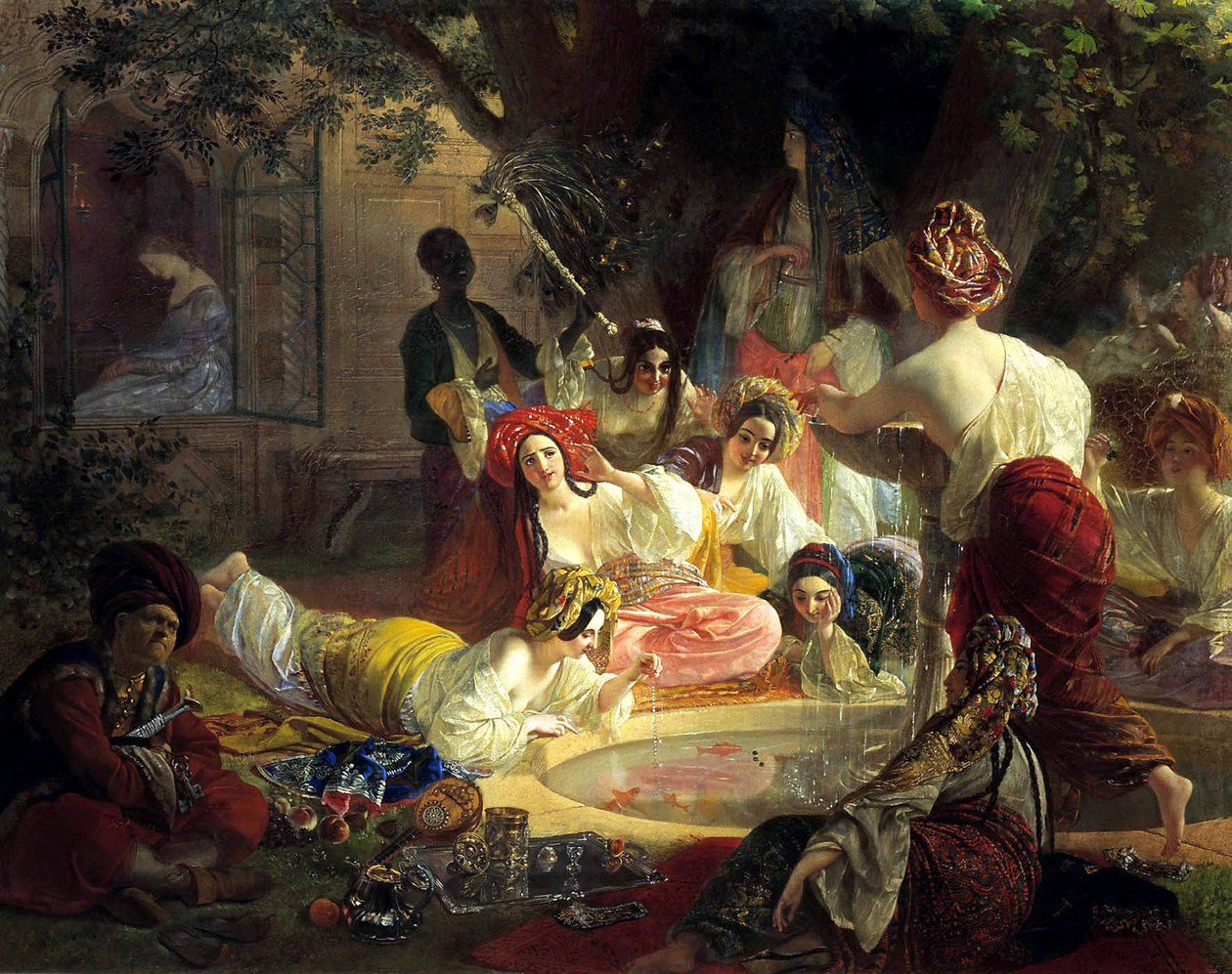 Fontenen i Bahçesaray, 1849. av Antonio Molinari