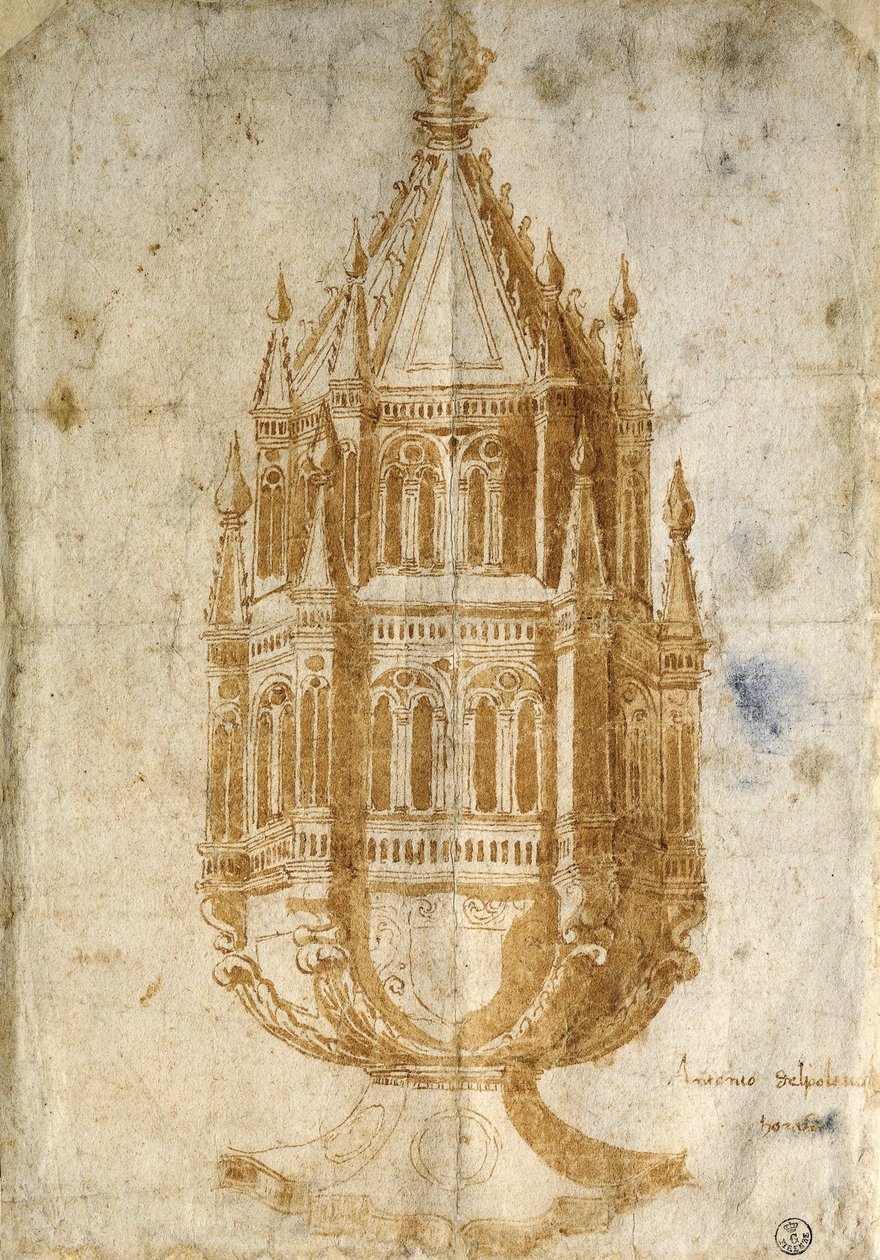 Røkelse (tegning av Antonio Pollaiuolo
