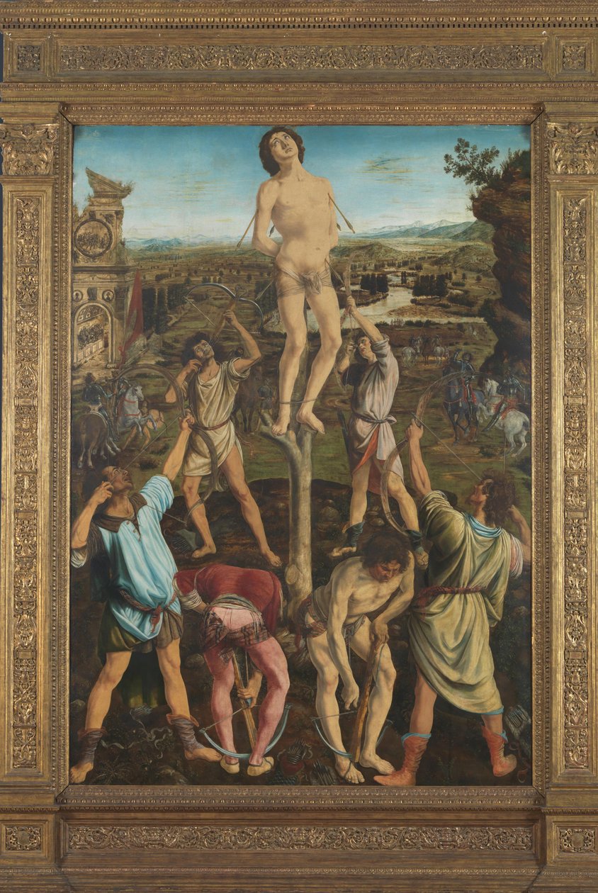 The Martyrium of Saint Sebastian, 1475 av Antonio Pollaiuolo