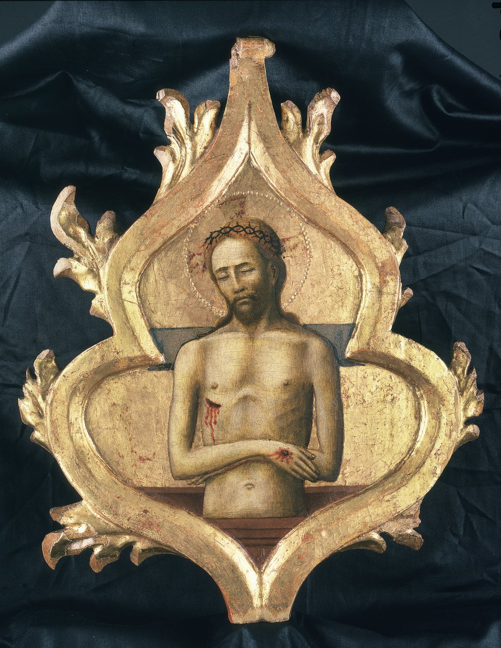 Dead Christ (pieta) av Antonio Vivarini