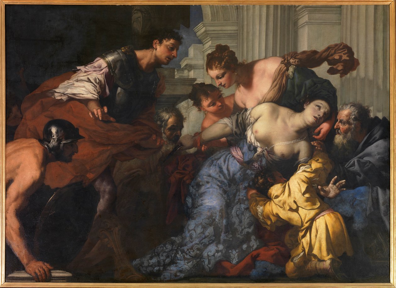 Lucretias død. av Antonio Zanchi