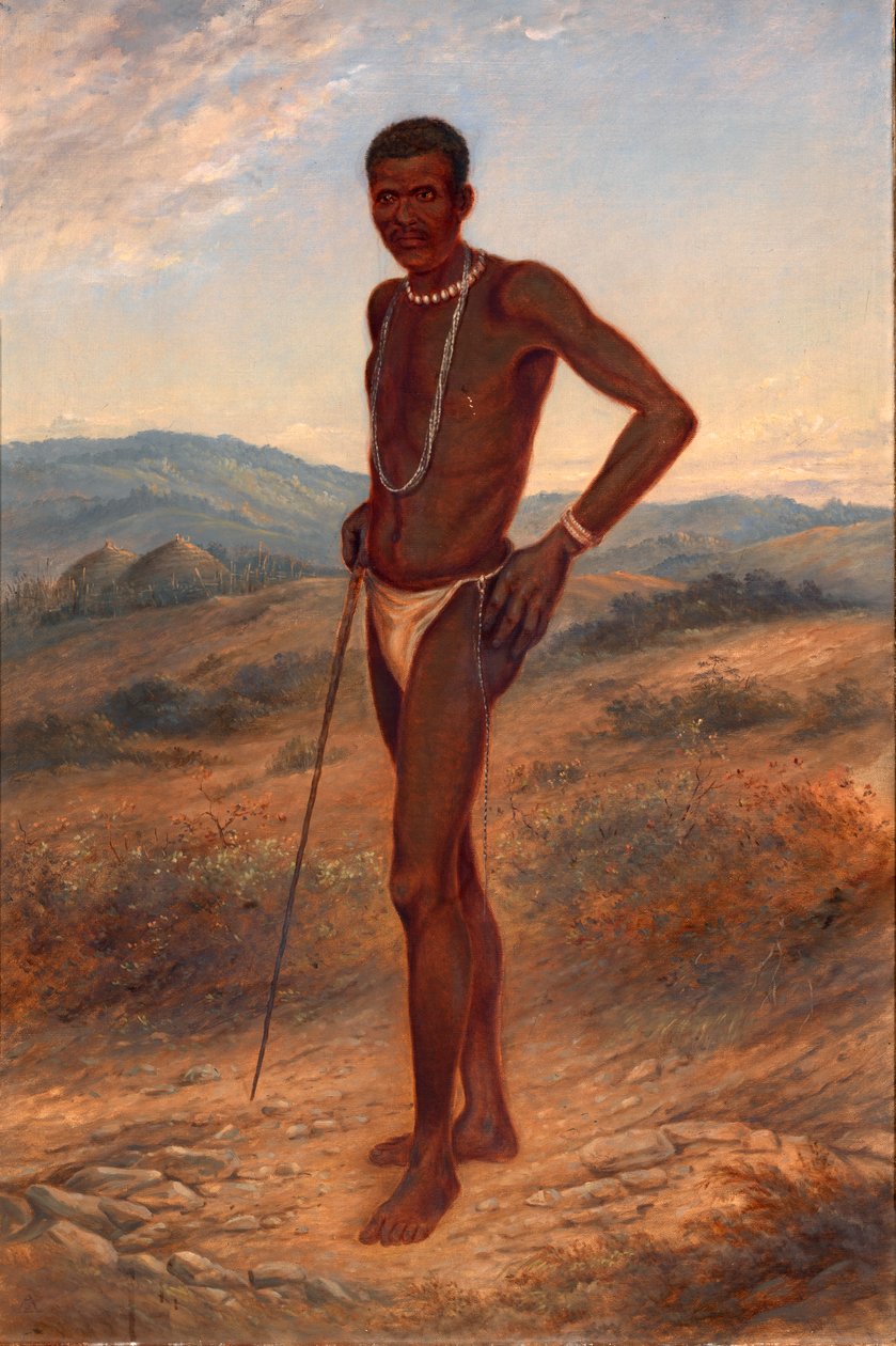 Kaffir Man, ca. 1893. av Antonio Zeno Shindler