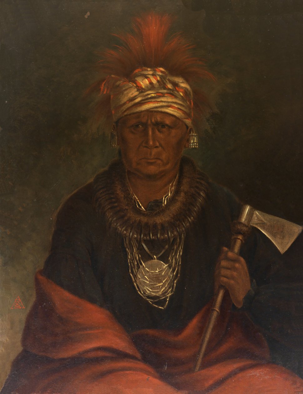 Keokuk The Watchful Fox, ca. 1876-1899. av Antonio Zeno Shindler