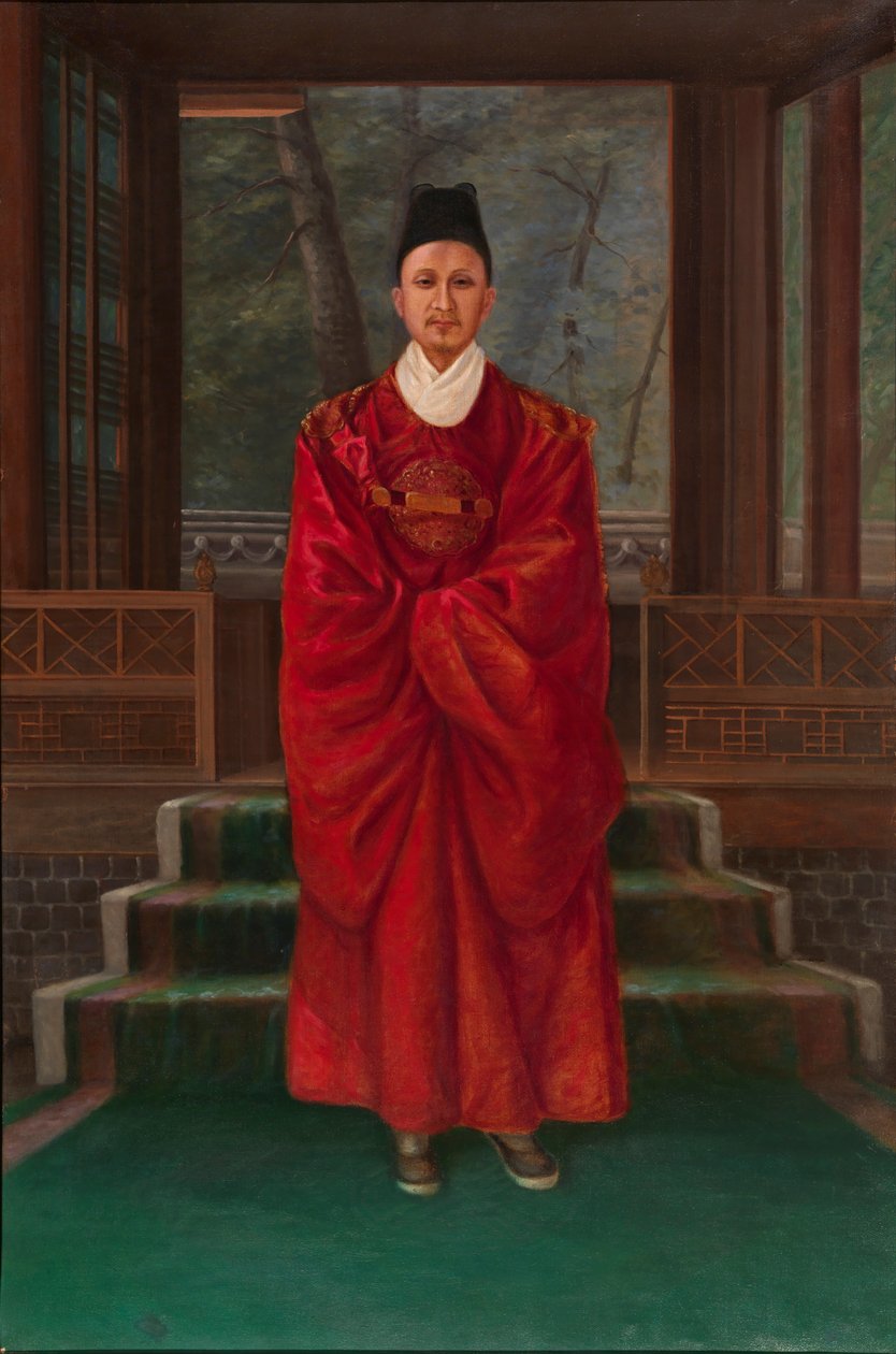 Konge av Korea, ca. 1893. av Antonio Zeno Shindler