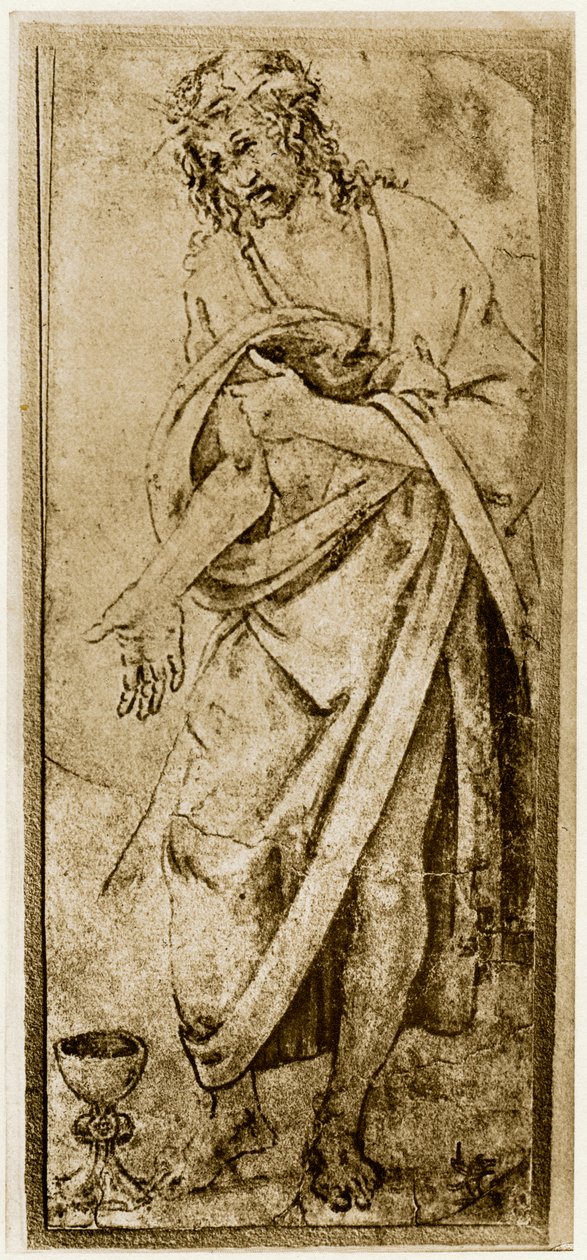 Kristus og kalken, 1913. av Antonio Pollaiuolo