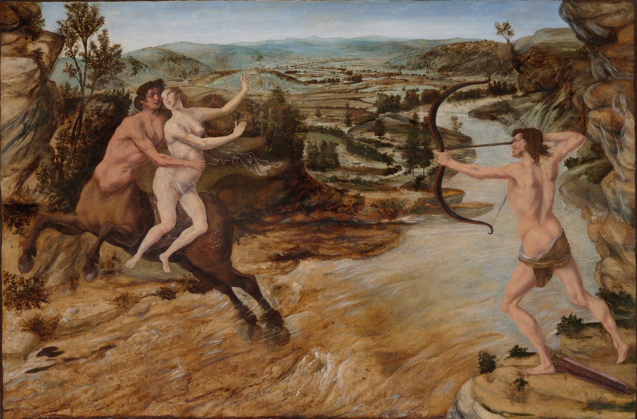 Hercules og Deianira av Antonio Pollaiuolo