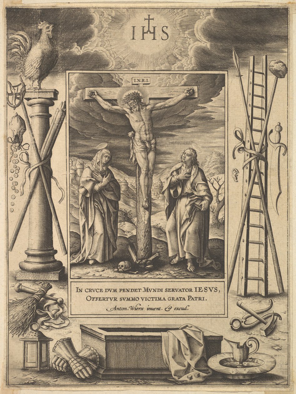 Kristus på korset, før 1604. av Antonius Wierix