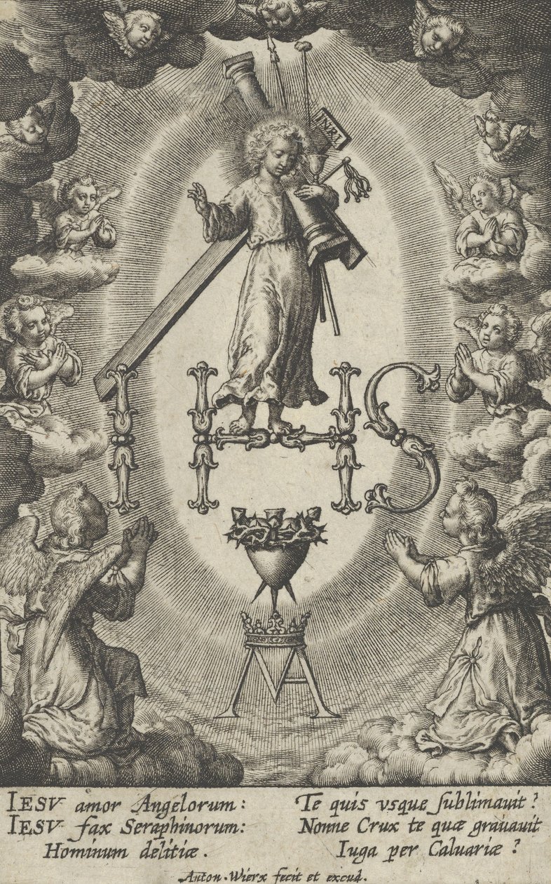 Hellig monogram. av Antonius Wierix