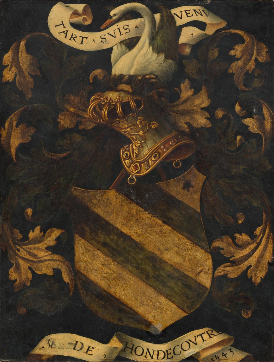 Kremet våpenskjold [revers], 1543. av Antwerp 16th Century