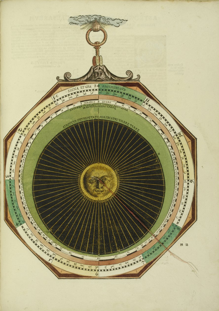 Astronomisk Caesareum, 1540 av Apian