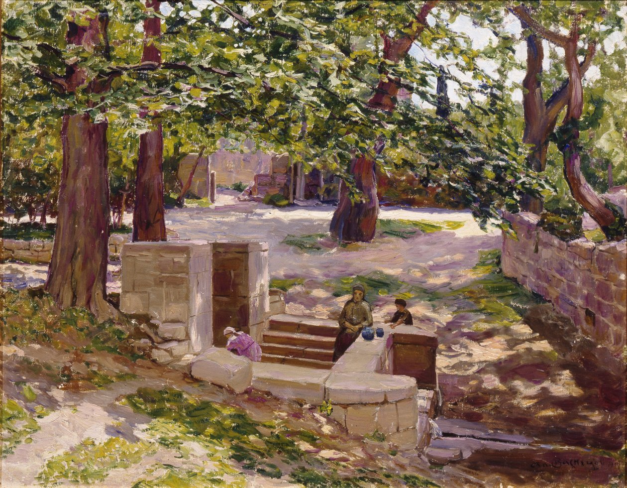 Fontenen i Bahçesaray, 1925 av Apollinari Mikhailovich Vasnetsov