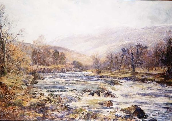 O River of Winter Sunshine, Skottland av Archibald Kay