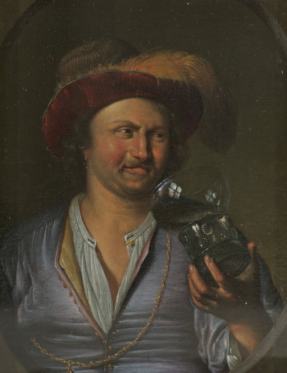 Portrett av en mann, ca. 1672-74 av Arie de Vois
