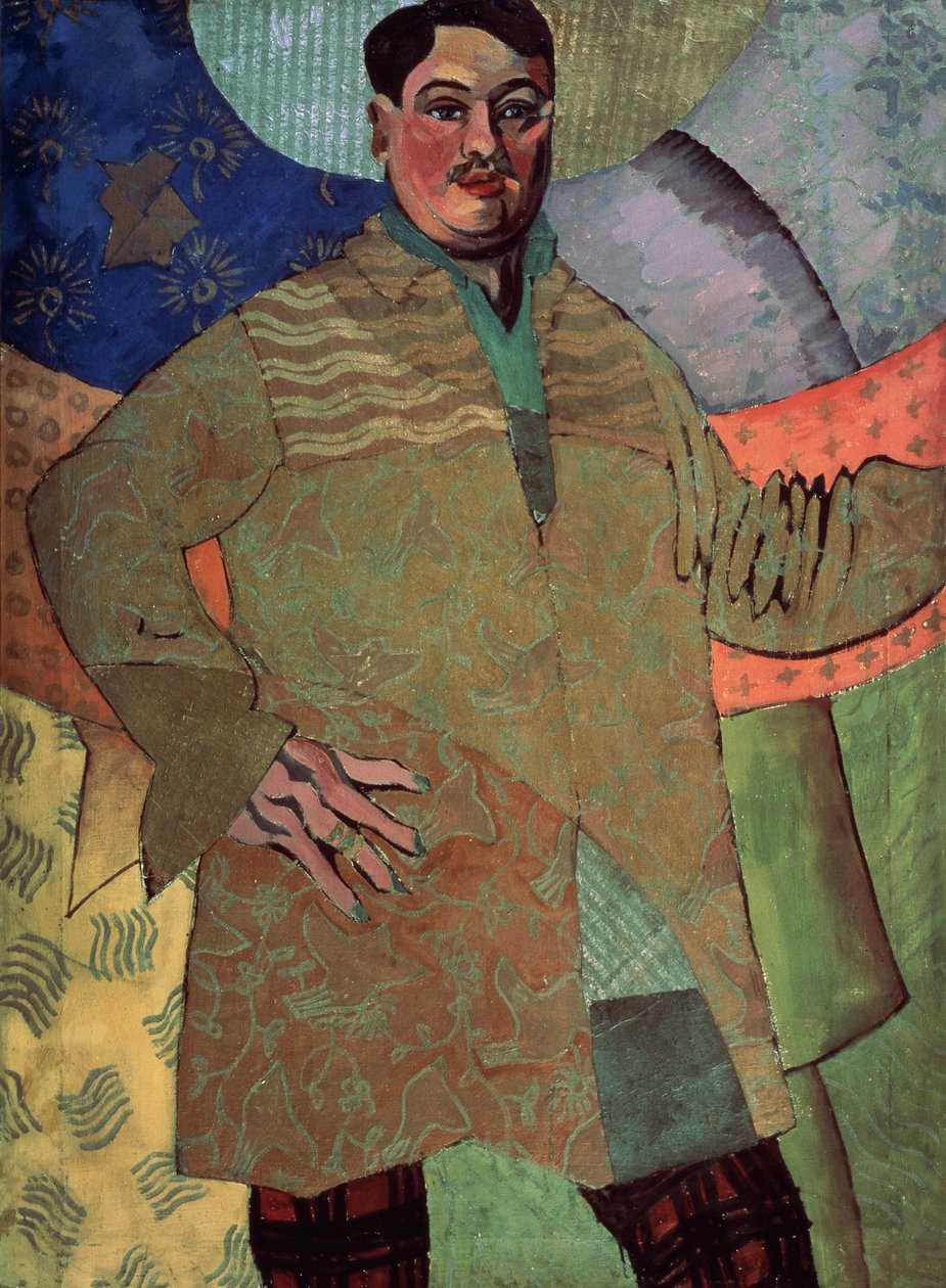 Selvportrett, 1915 av Aristarkh Vasilievic Lentulov