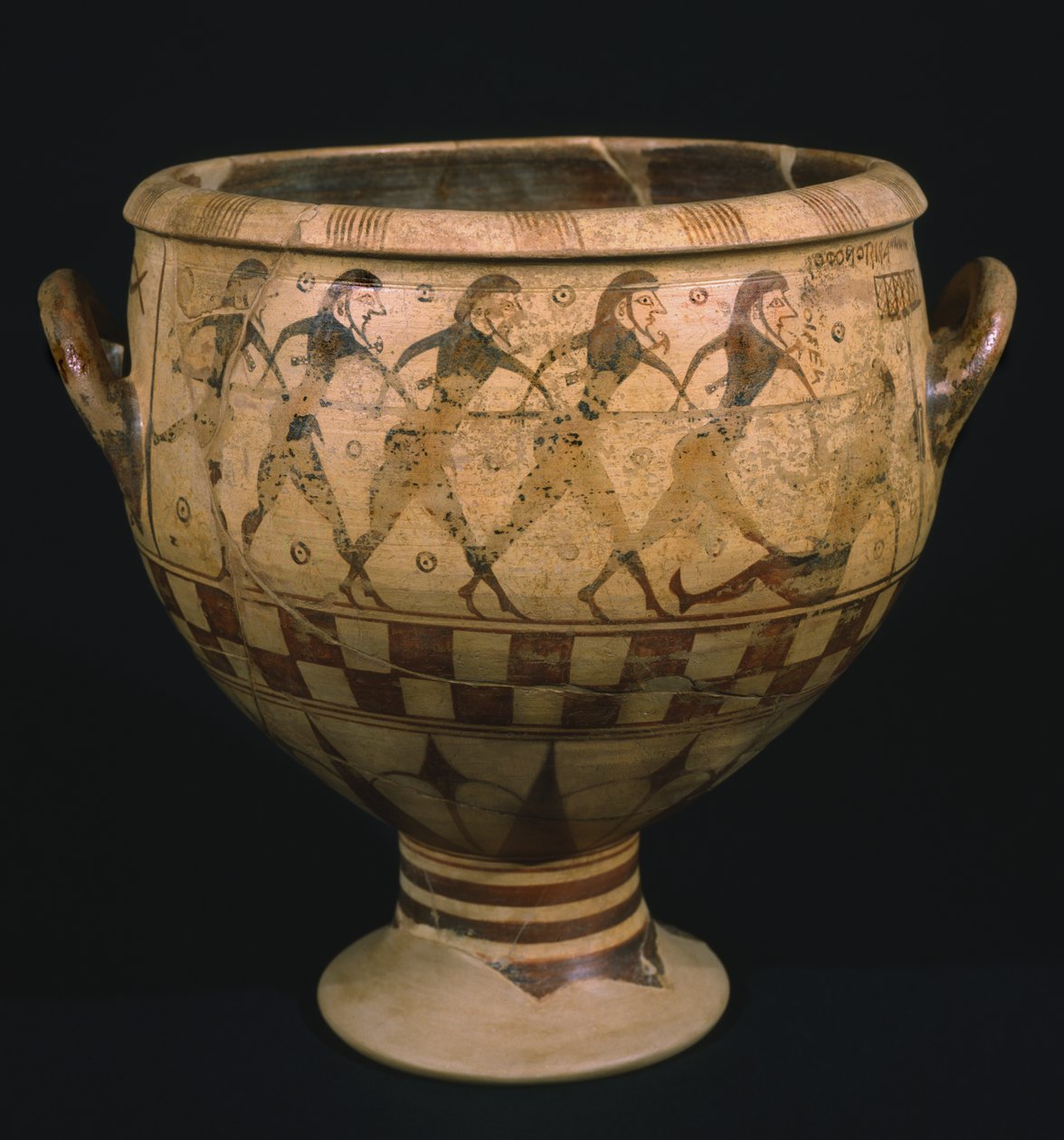 Krater med Odysseus blendende Polyphemus (keramikk) av Aristonothos
