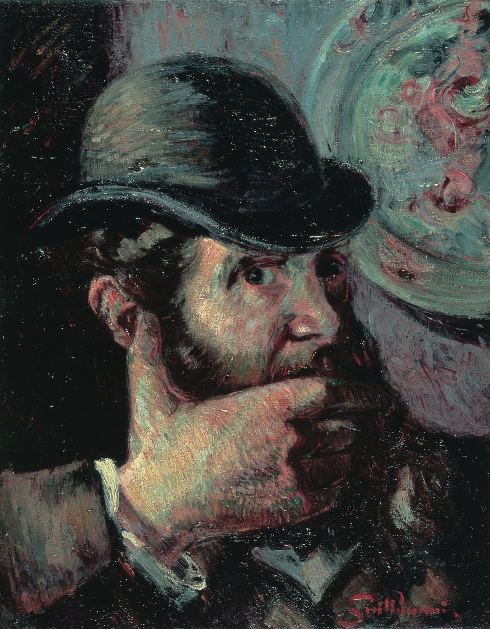 Selvportrett av Jean Baptiste Armand Guillaumin