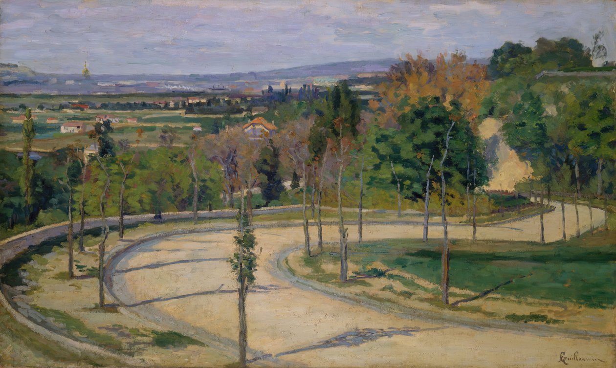 Omgivelsene til Paris, 1875. av Armand Guillaumin