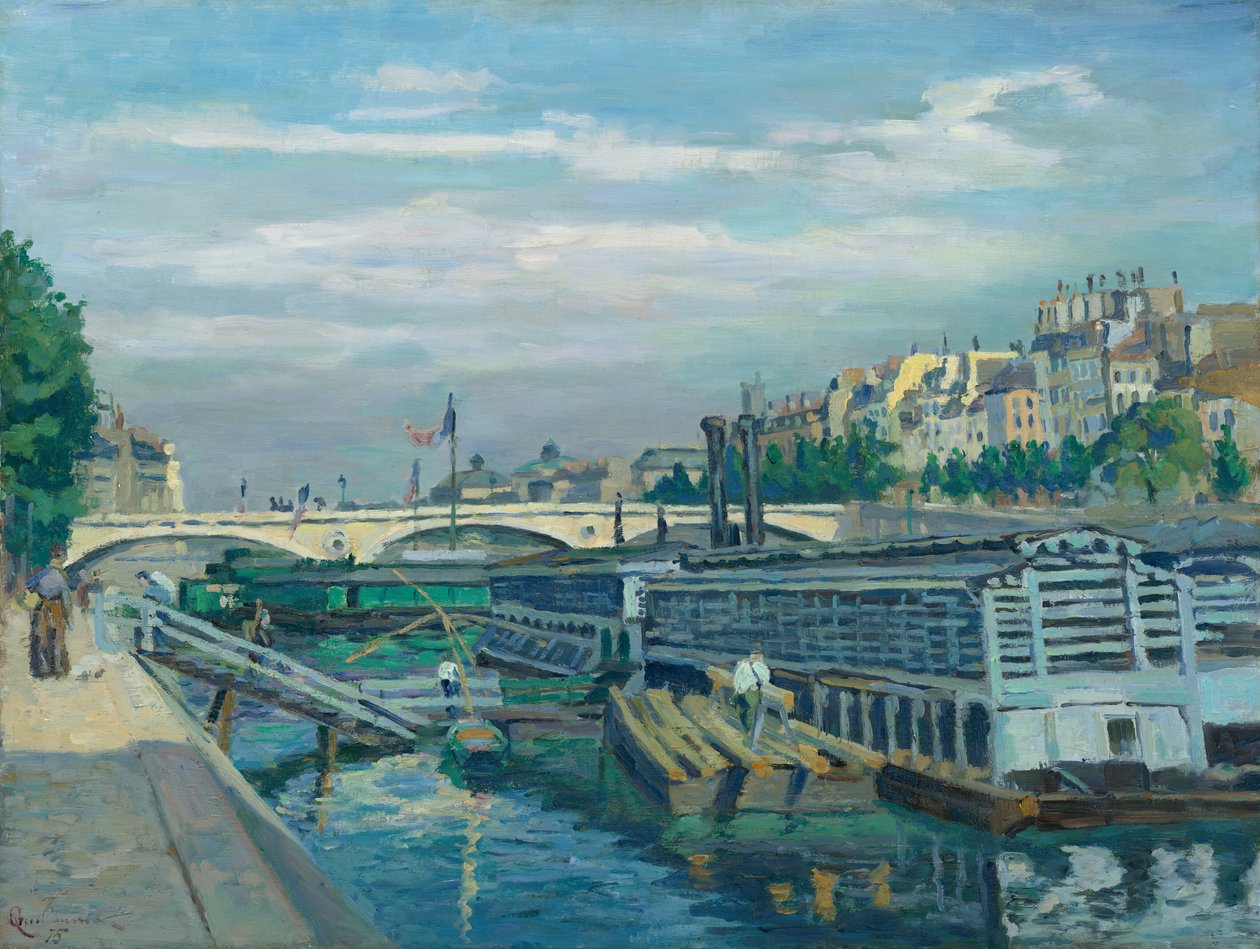 Broen til Louis Philippe, 1875. av Armand Guillaumin