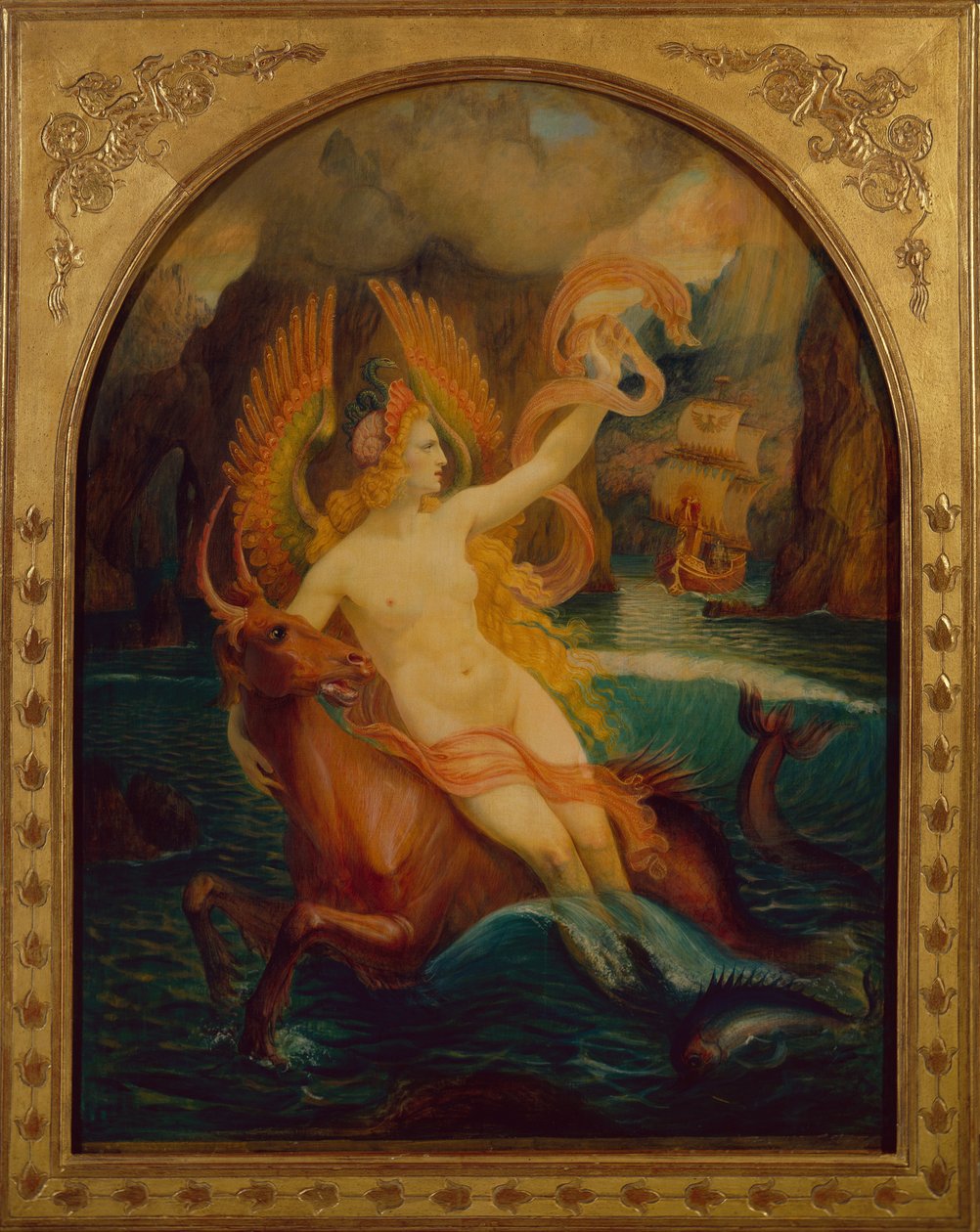 Sirenen, ca. 1897 (olje på lerret) av Armand Point