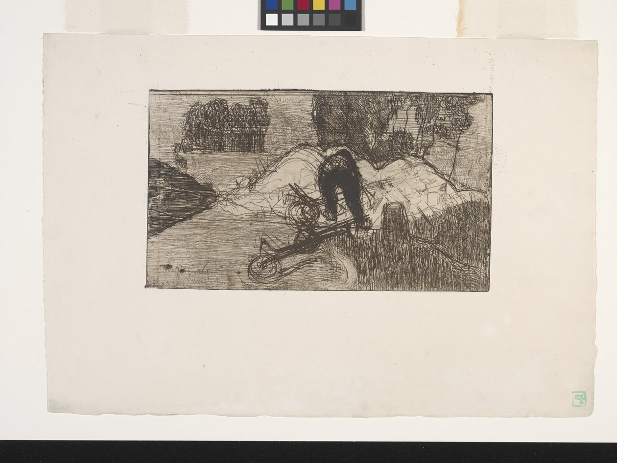 Le Debardeur (The Stevedore) (etsing) av Armand Séguin