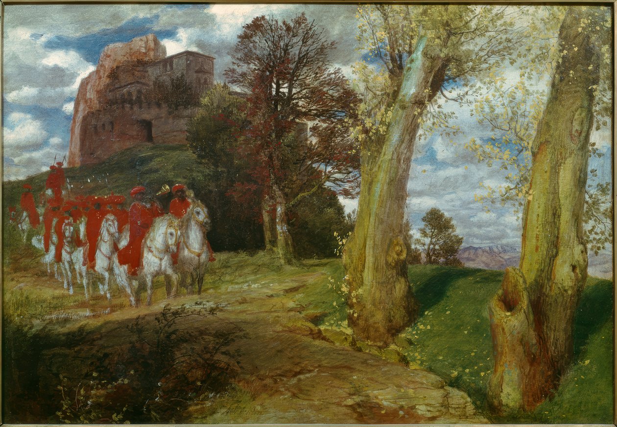 Rider ut av de mauriske ryttere av Arnold Böcklin