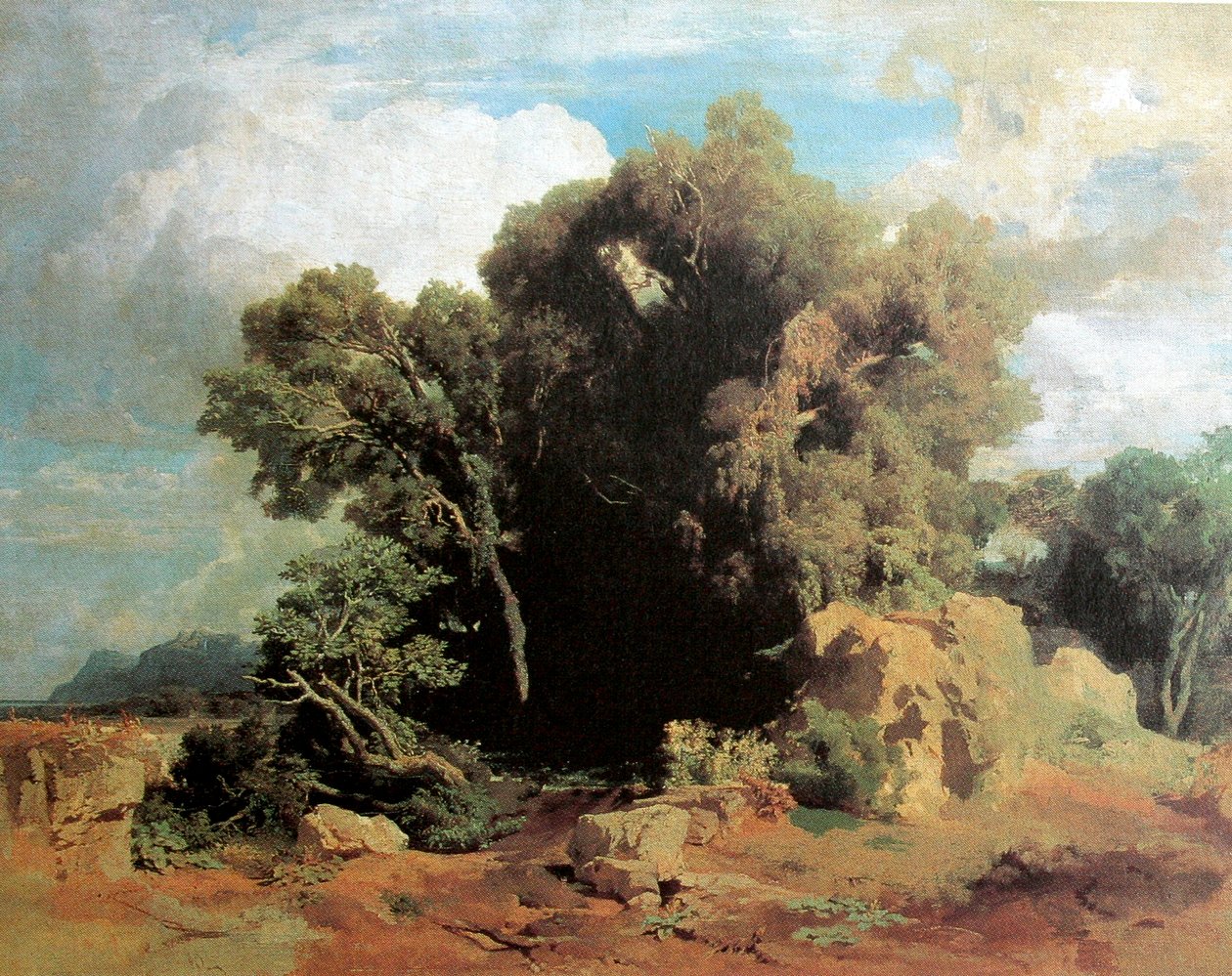 I Pontine -sumpene av Arnold Böcklin