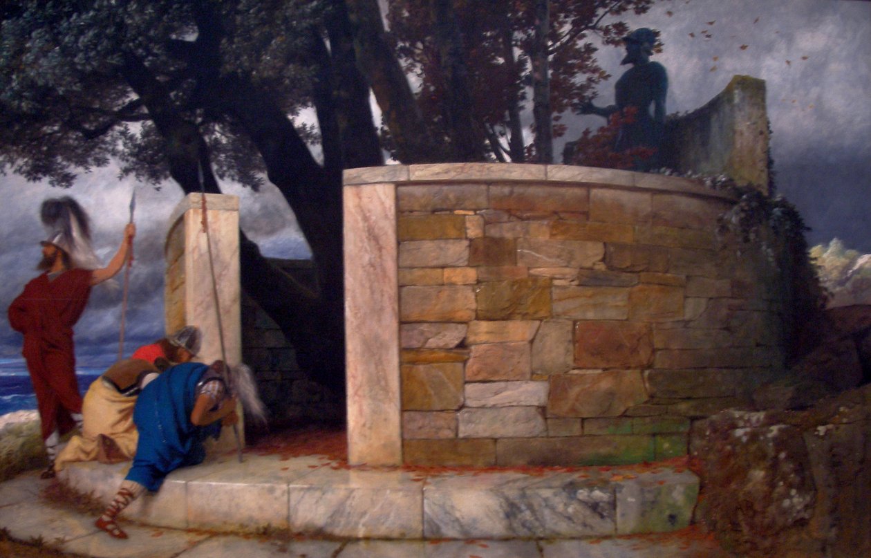 Helligdommen for Hercules av Arnold Böcklin