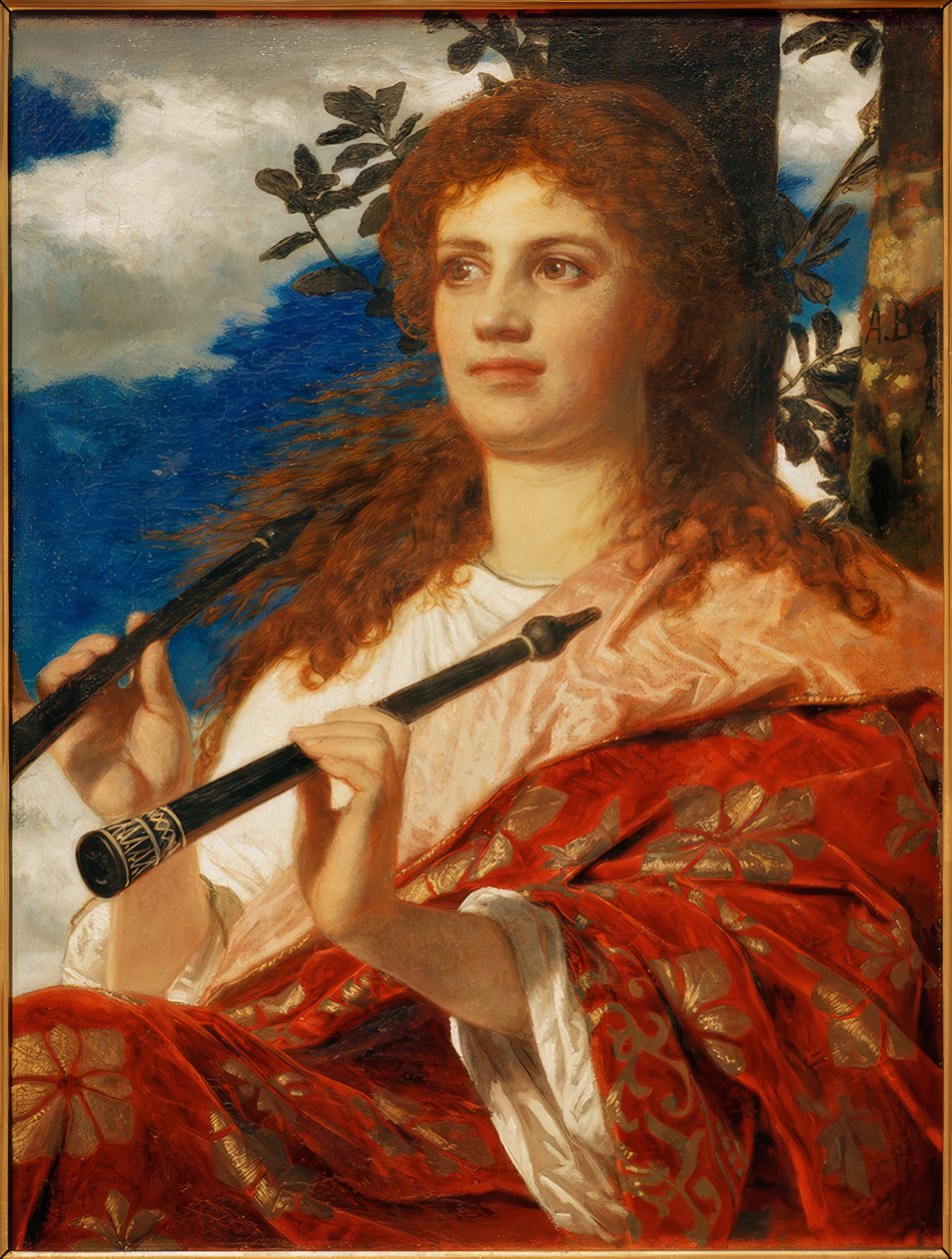 Musen til Anacreon av Arnold Böcklin