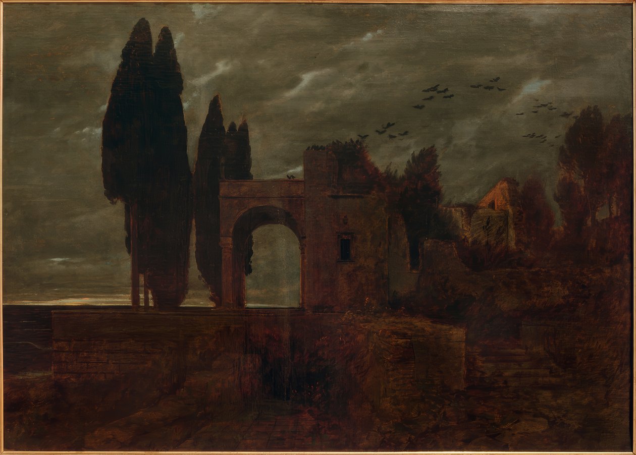 Ruine am Meer av Arnold Böcklin