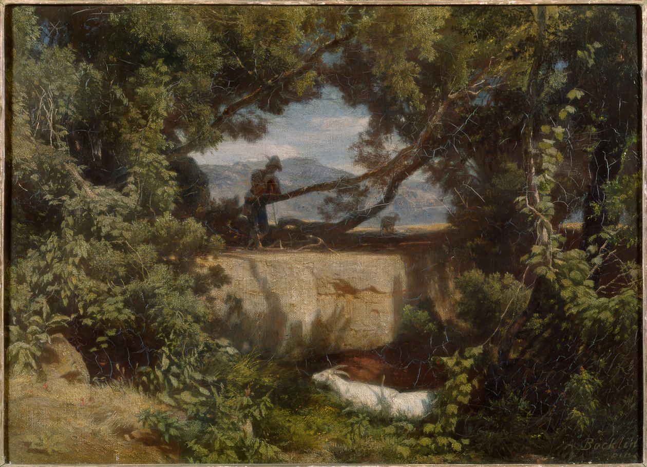 Geitegjeter i Campania av Arnold Böcklin