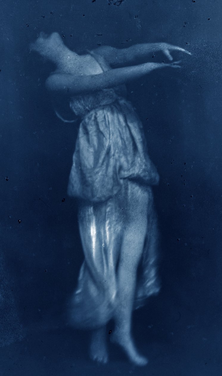 Angela Isadora Duncan, 1920 (bw-bilde) av Arnold Genthe