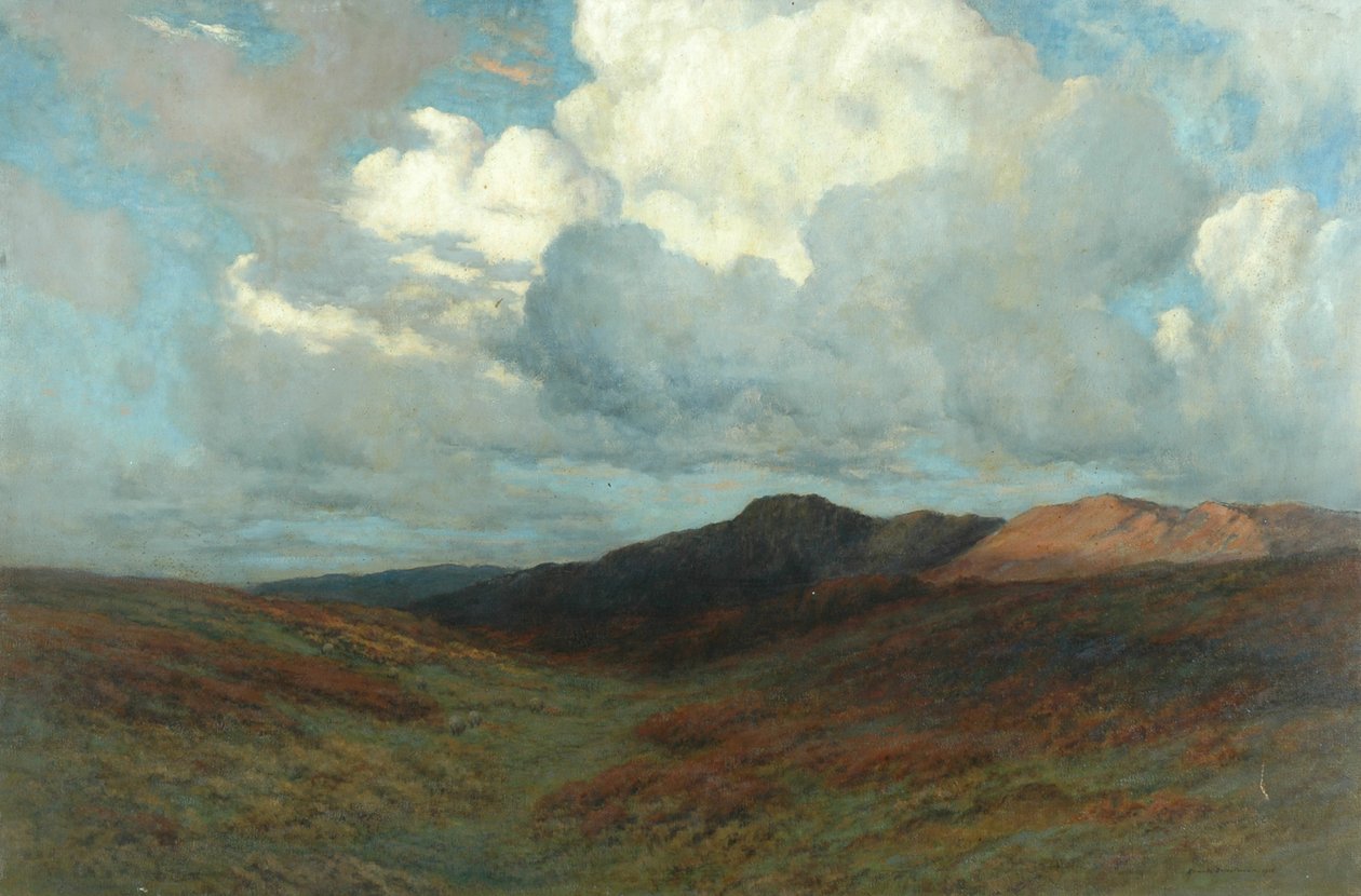 Moorland, ca. 1907 av Arnold Priestman