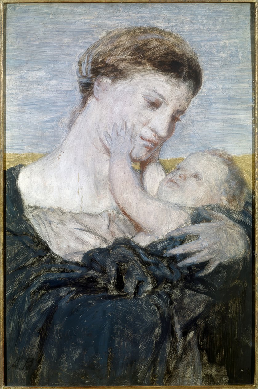 mor og barn av Arnold Böcklin