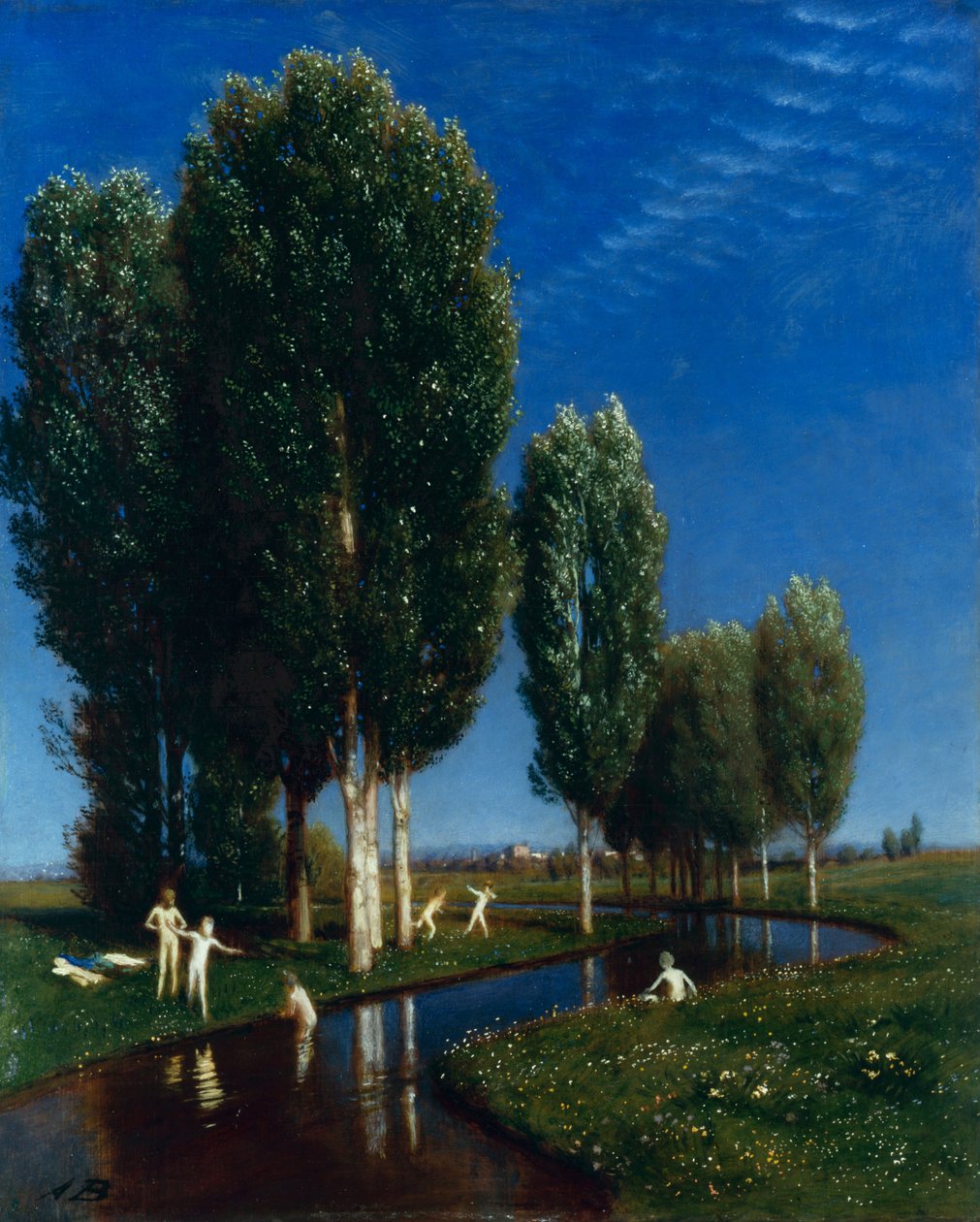 Sommerdag, 1881 av Arnold Böcklin